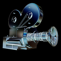 Image showing Old camera. 3d render