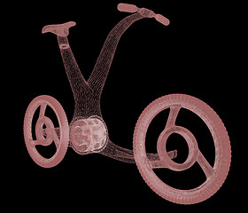 Image showing 3d modern bike concept