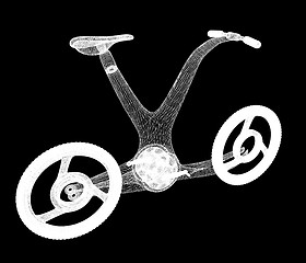 Image showing 3d modern bike concept