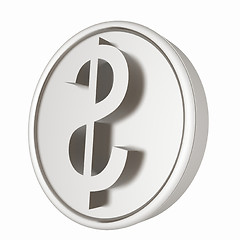 Image showing Metall coin with dollar sign