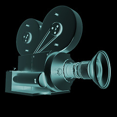 Image showing Old camera. 3d render