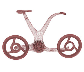 Image showing 3d modern bike concept