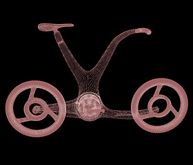 Image showing 3d modern bike concept