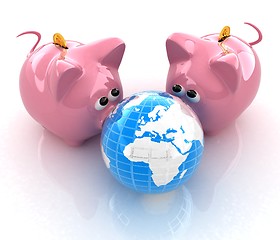 Image showing global saving 