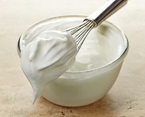 Image showing Beaten egg whites