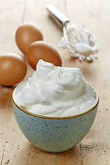 Image showing Beaten egg whites 