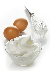 Image showing Beaten egg whites 