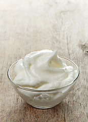 Image showing Beaten egg whites 