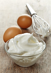 Image showing Beaten egg whites 