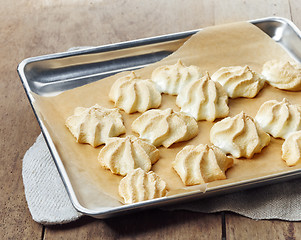 Image showing homemade meringue cookies