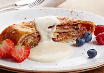 Image showing apple strudel