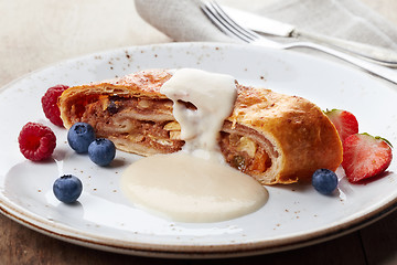 Image showing apple strudel