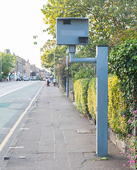 Image showing UK static speed camera