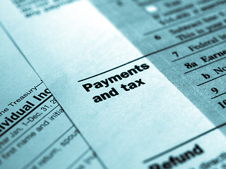 Image showing Tax forms