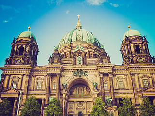 Image showing Retro look Berliner Dom