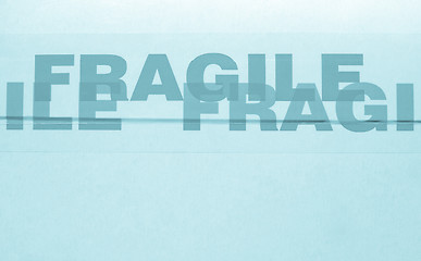 Image showing Fragile