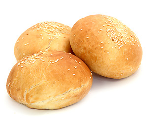 Image showing bun with sesame seeds 