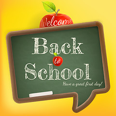 Image showing Welcome back to school. EPS 10