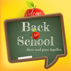 Image showing Welcome back to school. EPS 10