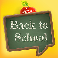 Image showing Welcome back to school. EPS 10