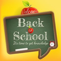 Image showing Welcome back to school. EPS 10