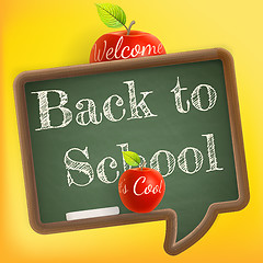 Image showing Welcome back to school. EPS 10