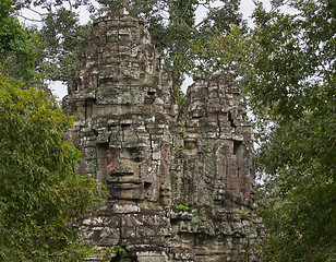 Image showing Khmer temple detail