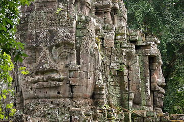 Image showing Khmer temple detail