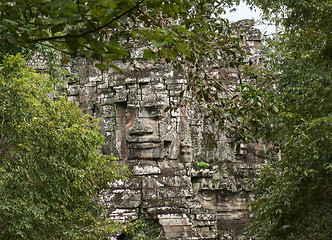 Image showing Khmer temple detail