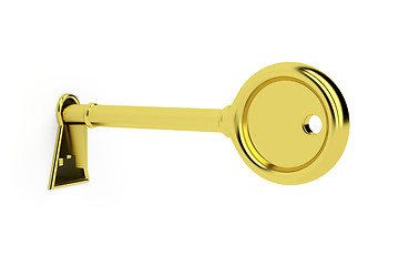 Image showing Gold key