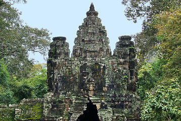 Image showing Khmer temple detail