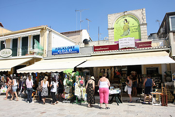 Image showing Market place in St. Markos Square on Zakynthos