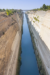 Image showing Corinth Channel in Greece
