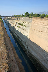 Image showing Corinth Canal in Greece