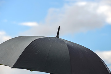 Image showing Black umbrella