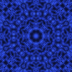 Image showing Blue abstract pattern