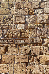 Image showing Old stone wall