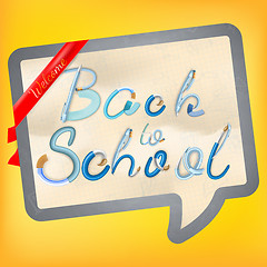 Image showing Back to school background. EPS 10