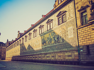 Image showing Fuerstenzug Procession of Princes in Dresden, Germany