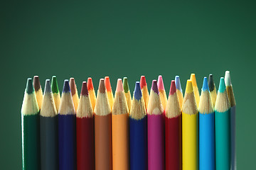 Image showing Back to School Suppplies Colored Pencils