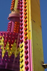 Image showing A travelling funfair