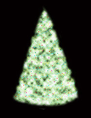 Image showing glowing xmas