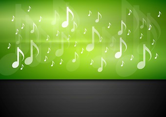 Image showing Bright music vector background