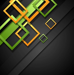 Image showing Tech colourful vector background