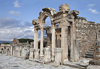 Image showing The temple of Hadrian, Ephesos, Turkey