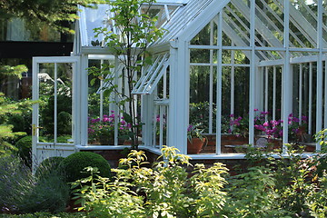 Image showing Garden greenhouse