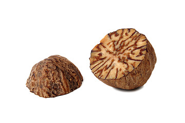 Image showing Nutmeg on white