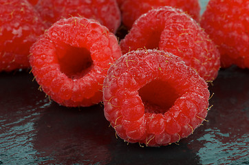 Image showing Raspberries