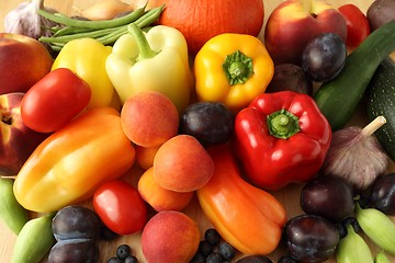 Image showing Fruits and vegetables.