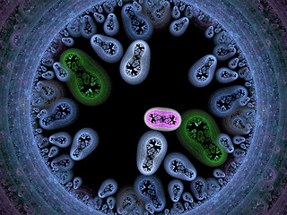 Image showing bacteria background render